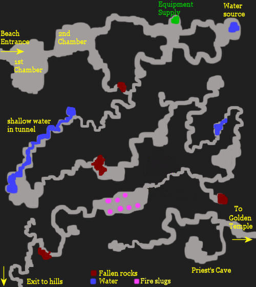 [Map of the Safe Cave]